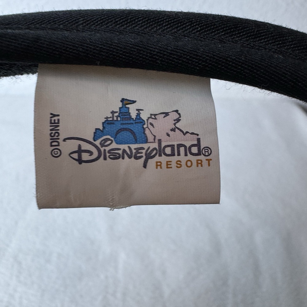 Vintage Disney Disneyland Resort Mickey Mouse Visor Hat 90s Blue Black M - Picture 6 of 8
